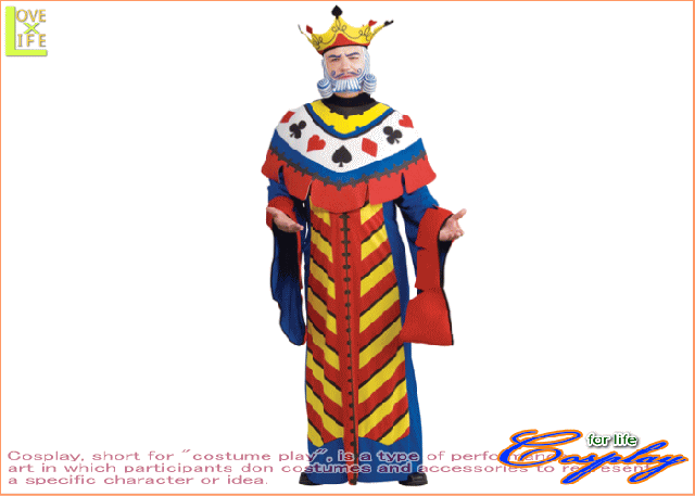 メール便なら送料無料 メンズ 16r871 プレイング カード キング トランプ カード キング 仮装 パーティ 目立つ事間違いナシ トランプの王 ポイント10倍 Olsonesq Com