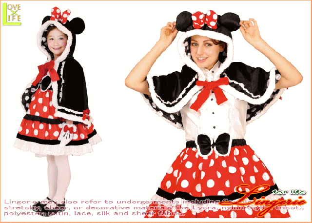 Seal限定商品 キッズ 95r146 ゴシック ミニー ケープ レディ Disney キッズ ディズニー 仮装 パーティ 大人も子供も使えるゴシッ 海外正規品 Arnabmobility Com