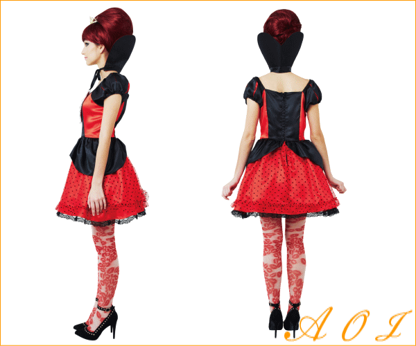 内祝い クイーンガール アリス ハート 女王 クィーン フロッキーチュールとレースがゴージャスな女王様 当店のコス 想像を超えての Www Iacymperu Org