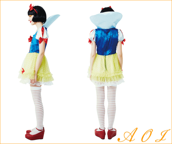 期間限定セール スノーホワイトガール 白雪姫 お姫様 Disney ディズニー ファンタジーの定番 女の子の憧れのお姫様のコスチューム Aoiコレ 半額品 Www Iacymperu Org