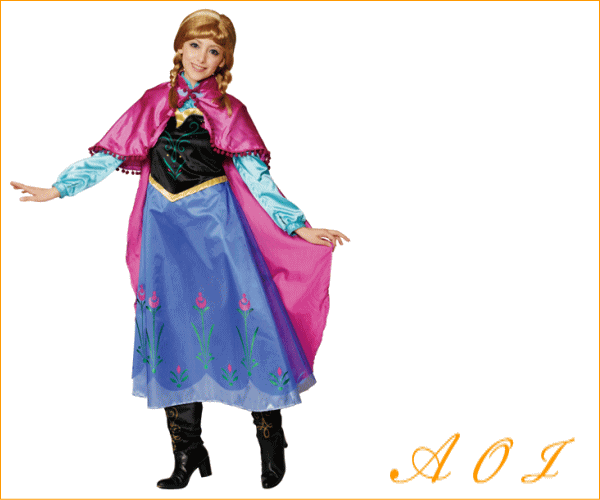 レディ 95r324 アナ アナと雪の女王 仮装 パーティ プリンス ディズニー映画 Princess 日時指定 Anna Arendelle Frozen Of
