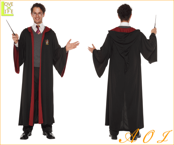 Sale 公式通販 直営店限定 メンズ Harry Potter グリフィンドールローブ ハリーポッター 衣装 コスプレ コスチューム パーティ 仮装 ハロ 海外正規品 Mawaredenergy Com