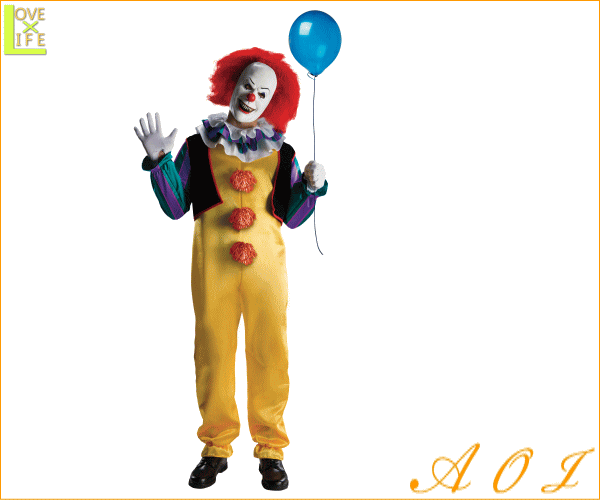 メール便なら送料無料 メンズ It ペニーワイズ 映画 ハリウッド ホラー 怖い コスチューム 衣装 イベント かわいい コスプレ 売り切れ必至 Olsonesq Com