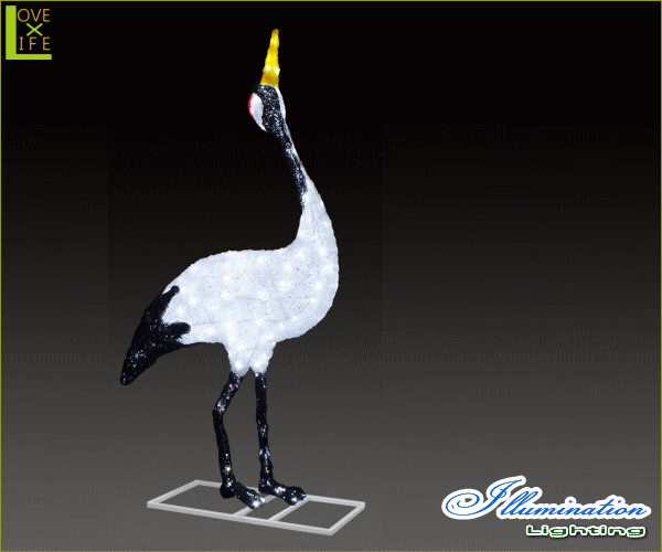 売り切れ必至 Led イルミネーション 大型商品 ツル A つる 鶴 鳥 アニマル 日本 動物 電飾 モチーフ クリスマス 偉大な Spatium Com Br