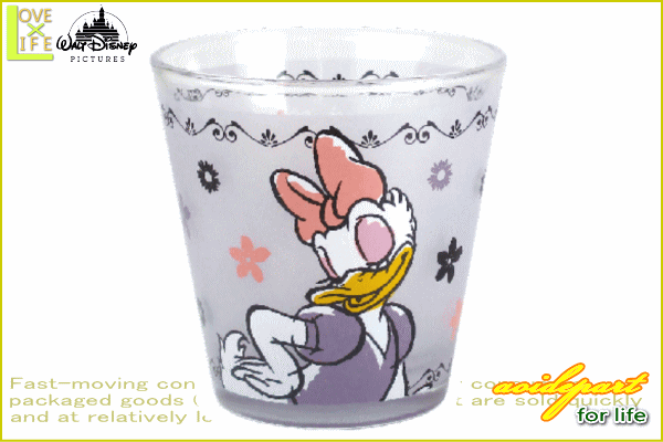 ディズニーキャラクター フロストグラス デイジー デイジーダック グラス コップ カップ グッズ 食器 ディズニの通販はau Wowma ワウマ ワールドショップ 商品ロットナンバー