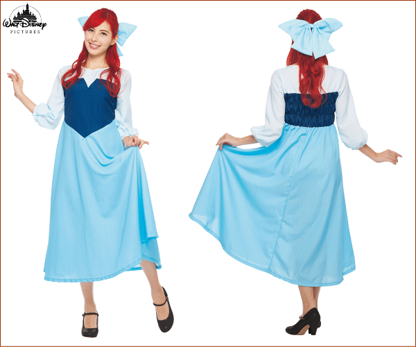 大注目 レディ アリエル リトルマーメイド プリンセス ディズニー Disney ハロウィン コスプレ コスチューム 衣装 最高の Parjal Fr