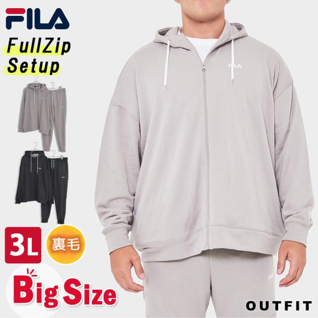 ブランドショッパー付き Fila フィラ スウェット 上下 セット メンズ ルームウェア スポーツウェア トレーニングウェア ランニング