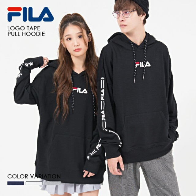 クライマックスセール再値下げ Fila フィラ パーカー メンズ ブランド トレーナー おしゃれ プルオーバー 長袖 プルパーカー 人気 秋 冬 服 メンズファッション 黒 白 お洒落 Ballonsdeprestige Fr