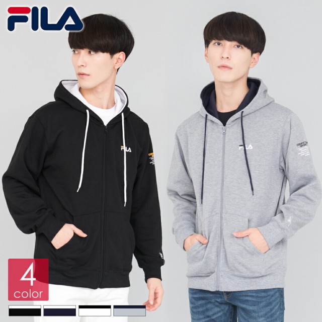 値引 Fila フィラ 袖プリントフルジップパーカー メンズ フィラ Fila パーカー メンズ レディース トレーナー ブランド 裏起毛 おしゃれ 大 初回限定 Carlavista Com