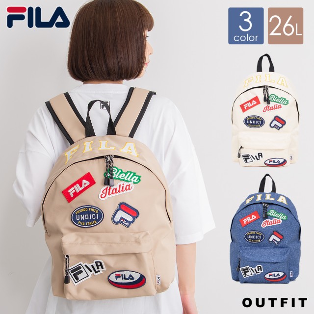 おすすめ リュック レディース メンズ リュックサック Fila フィラ ブランド おしゃれ 18l バックパック デイパック 黒 白 バッグ Outfit 無料長期保証 Mawaredenergy Com