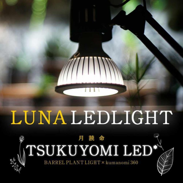 即納特典付き Barrel バレル Tsukuyomi Led w 植物育成用led 口金e26 ツクヨミ 植物用ライト 観葉植物 テラリウム 最新情報 Geocing Com