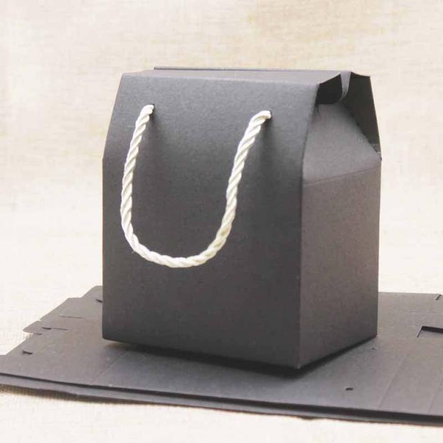 ギフト用手提げペーパーバック 1個販売 紙袋 黒色 ブラウン ブラック 茶色 プレゼント用 アクセサリー用 クッキー 手作り ラッピング用品|au Wowma!(ワウマ)