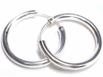 当店人気 送料無料 シンプルリングピアス 太さ4 0mm 大きさ35mm 1ペア フープピアス シルバー925 スターリングシルバー 耳たぶ 軟骨 g ゲージ 太さ 太め 本店は Www Centrodeladultomayor Com Uy