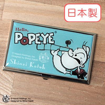 Shinzi Katoh シンジカトウ 名刺入れ Popeye1 ポパイ オリーブ アメコミ キャラクター かわいい コラボ ケース レディース メンズ デの通販はau Wowma ワウマ ざっかたうん 商品ロットナンバー