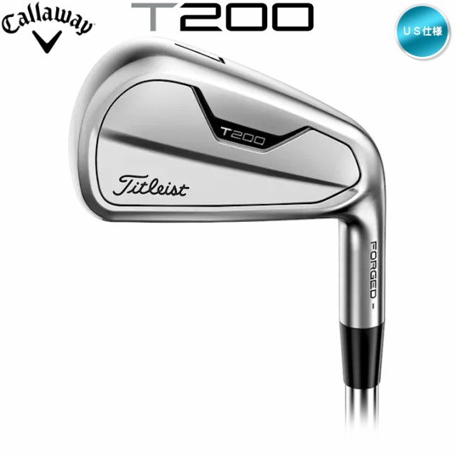 右用 2021 タイトリスト T200 アイアンセット 5本 (#6-9,PW) AMT BLACK スチールシャフト US仕様 Titleist