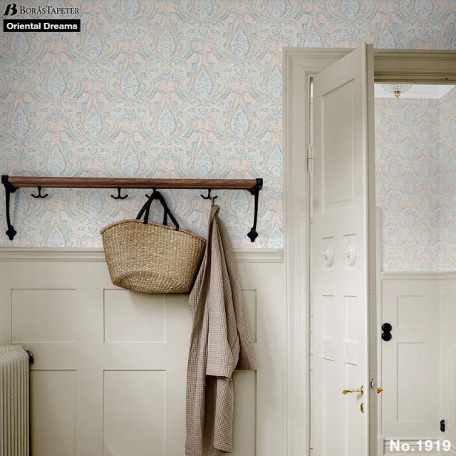 開店祝い 壁紙 貼ってはがせる壁紙 フリース壁紙 Borastapeterボラスタペターoriental Dreams 輸入 おしゃれ Diy 賃貸 ダマスク メダリオン柄 激安ブランド Bayounyc Com