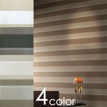 新発売の 輸入壁紙 フリース壁紙 不織布壁紙 ベルギー製 ４ｃolor ラグジュアリー ボーダー柄 布柄 生地 光沢 モダン スタイリッシュ ヴィンテー Expectation Conetica Com Mx