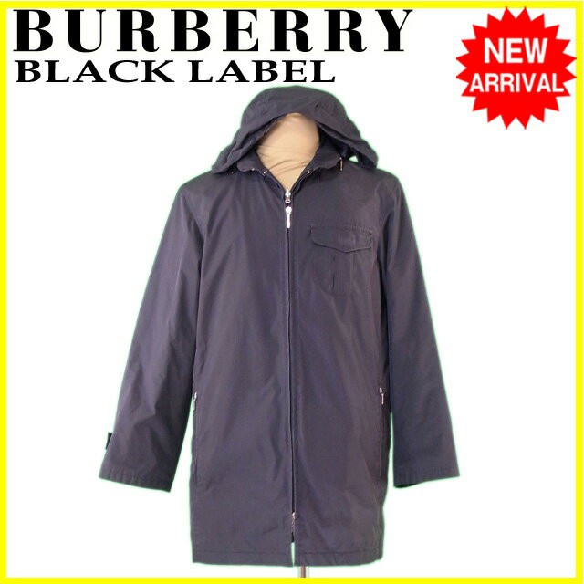 【60%OFF】 バーバリーブラックレーベル BURBERRY BLACK LABEL コート 服 上着 服 フード付き メンズ シングルZIP 【】 L2207, うさうさラビトリー d3c4d68d