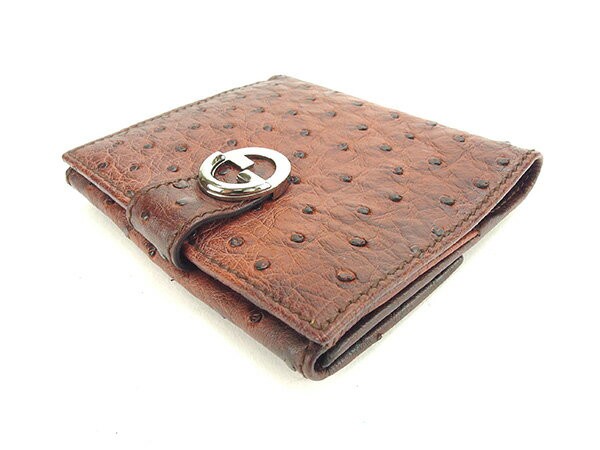 HOT グッチ GUCCI 中古 P281の通販はau PAY マーケット - ブランドデポ|商品ロットナンバー:260228806 Wホック財布 二つ折り財布 ダブルG 106634 クイルマーク ブラウン×シルバー 2022定番