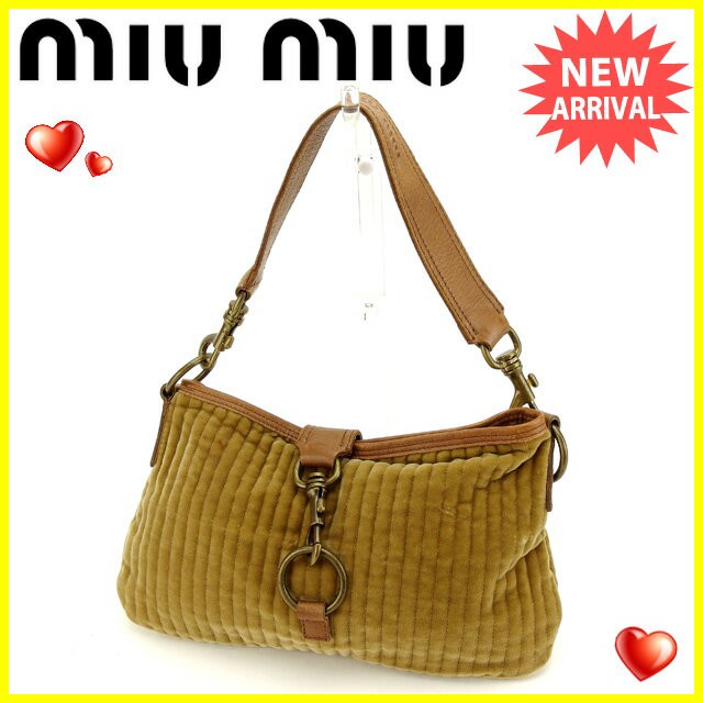 ミュウミュウ miumiu ショルダーバッグ バッグ バック ワンショルダー レディース ビックフット 【】 T13345