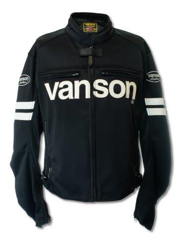 新商品 即納 バンソン Vanson メッシュライダースジャケット バイク メンズ 春夏 ブラック ホワイト Xlサイズ Tvs2105s Saleセール Theblindtigerslidell Com
