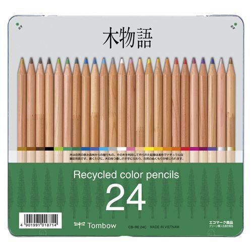 柔らかい トンボ鉛筆 木物語 缶入色鉛筆 24色 Cb Re24c まとめ買い3セット 大人気 Centroprofesorjuanbosch Com