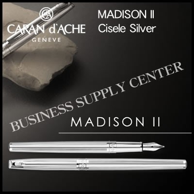 【送料無料】Caran d'Ache(カランダッシュ) 万年筆 MADISON II Cisele Silver(マディソン2 シゼレ シルバー) 4690-286【10P21Aug17】