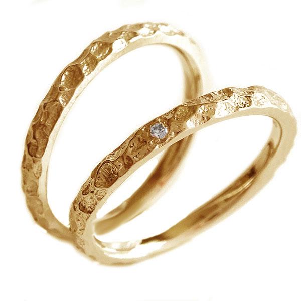 本店は 結婚指輪 マリッジリング ピンクゴールドk18 ペアリング ダイヤモンド ペア2本セット K18pg 50 Off Olsonesq Com