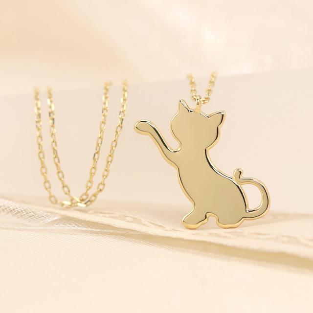セール得価 K10 YG/WG/PG 猫 モチーフ ペンダント ネックレス ゴールド 10金 K10 ゴールドカラーは選べる プレゼント ギフト 記念日 かわいい おしゃの通販はau PAY マーケット - Jeweluce|商品ロットナンバー:4 得価セール