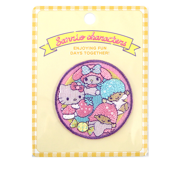 ワッペン エンブレムワッペン サンリオキャラクター サークル Rio 2808の通販はau Pay マーケット 手芸と生地のユザワヤ 商品ロットナンバー