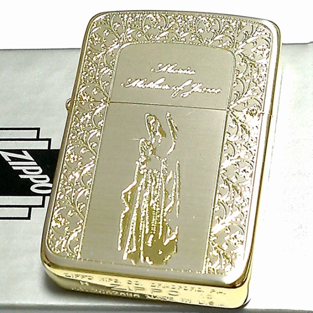 ジッポ ライター ZIPPO 1941 復刻 レプリカ ジッポー ゴールド＆グリーン 両面加工 金タンク 4バレル かっこいい おしゃれ 丸角  プレゼント