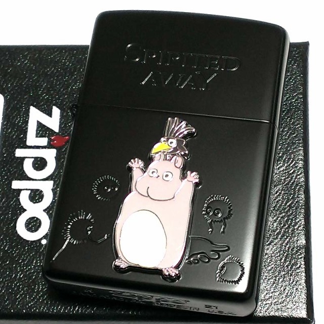 21公式店舗 Zippo スタジオ ジブリ 千と千尋の神隠し 坊ネズミ ハエドリ ススワタリ メタル マットブラック ライター ジッポ 黒 可愛い キャラクター 他店圧倒価格 最安値に挑戦