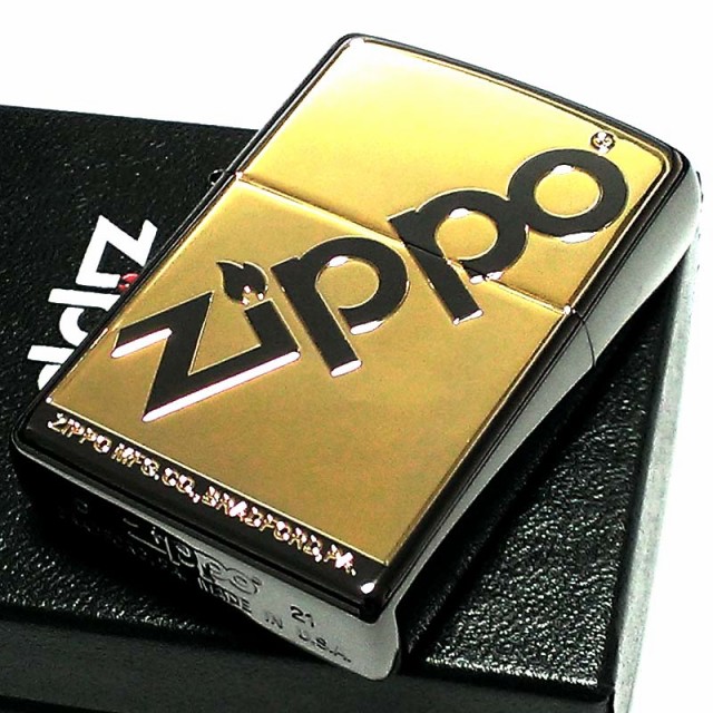 高価値 ライター 黒金 ブラックニッケル ゴールド ジッポ メンズ かっこいい ギフト 黒金 ジッポ Zippo ロゴデザイン ネットショッピング おしゃれ プレゼント 返品交換ok