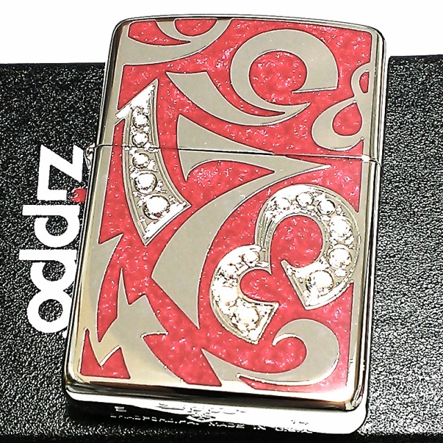 New限定品 ジッポ Zippo ライター アーマー ニューダイヤル レッド 重厚 スワロフスキー ダイアノシルバー 鏡面 深彫り 赤 美しい おしゃれ 超目玉 Carlavista Com