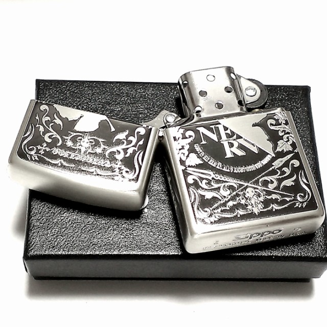 新色追加 Zippo エヴァンゲリオン ネルフマーク ジッポ ライター 限定 シリアル入り 銀古美仕上げ アンティーク かっこいい メンズ 早割クーポン Centrodeladultomayor Com Uy