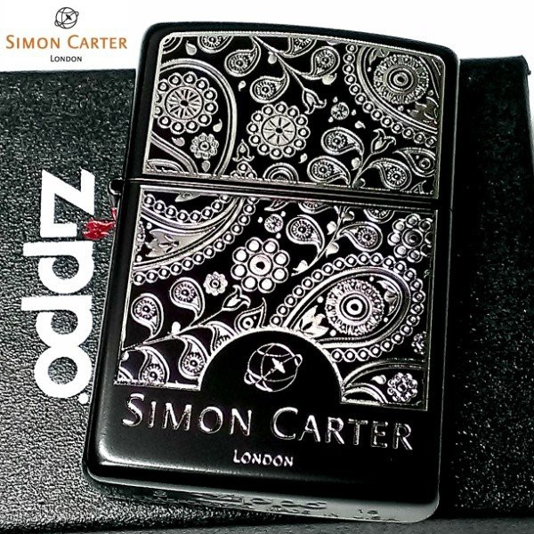 Zippo ライター サイモンカーター ジッポ かっこいい ペイズリ マット