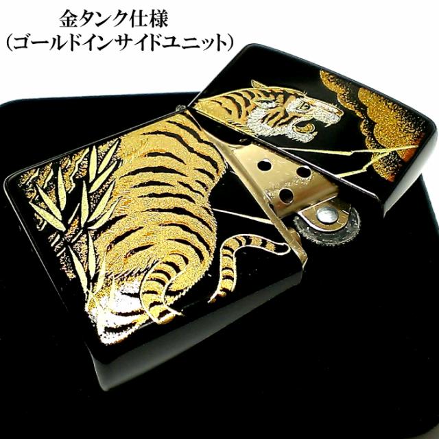 高質で安価 Zippo 和柄 ジッポ ライター 本金蒔絵 虎 伝統工芸 漆塗り 黒 かっこいい ブラック おしゃれ タイガー 高級 メンズ ギフト 値引きする Carlavista Com