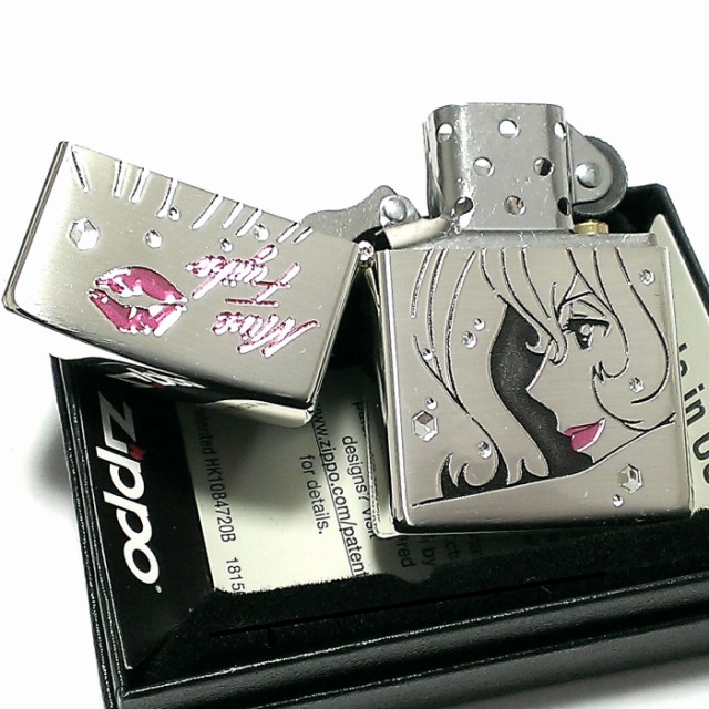 セール Zippo ルパン三世 ジッポ ライター 不二子 アフターシャワー シルバー サテン 可愛い ジッポー アニメ セクシー 両面加工 即納 全国送料無料 Iacymperu Org