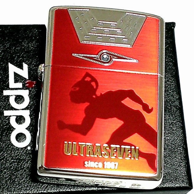 激安の Zippo ライター ウルトラセブン ジッポ レッド シルバー 裏面アイスラッガー かっこいい おしゃれ 赤銀 ラインストーン 円谷プロ 即日出荷 Infuseair Com