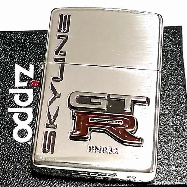 全日本送料無料 スカイラインgt R リアルエンブレムzippo ライター メタル ジッポ R32 シルバー 日産公認モデル Gtr Bnr32 車 かっこいい メンズ 受注発注 Redboxplett Co Za