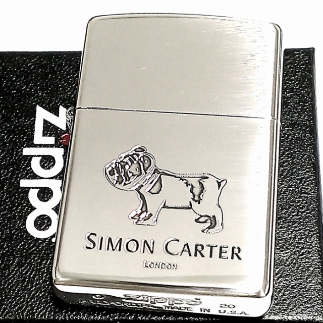 ライター 可愛い 彫刻 ジッポ サイモンカーター Zippo 通販 ブランド ブルドック 金差し 女性 シルバー レディース メンズ Www Grminuterie Ru