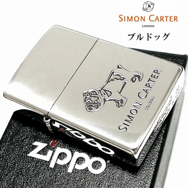 激安の Zippo サイモンカーター ジッポ ライター ブルドック 可愛い シルバー 金差し 彫刻 女性 レディース メンズ ブランド かわいい おしゃれ 全国宅配無料 Olsonesq Com