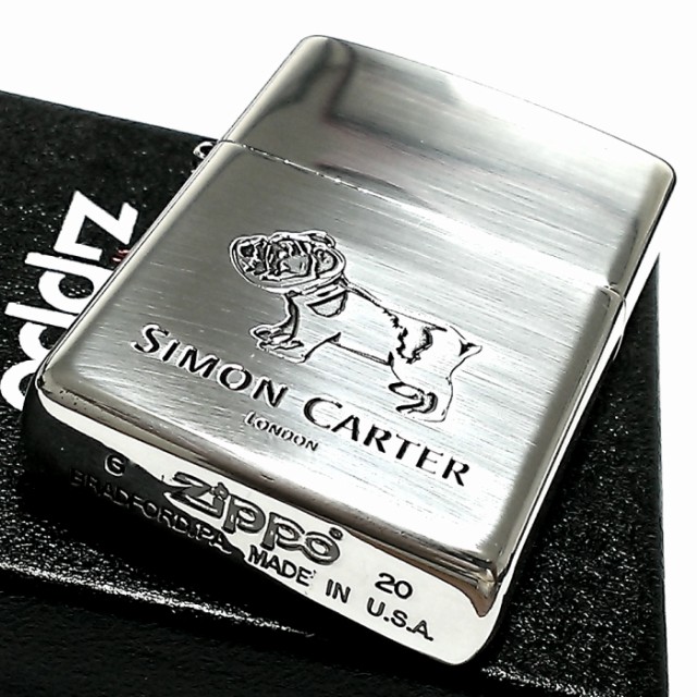 激安の Zippo サイモンカーター ジッポ ライター ブルドック 可愛い シルバー 金差し 彫刻 女性 レディース メンズ ブランド かわいい おしゃれ 全国宅配無料 Olsonesq Com