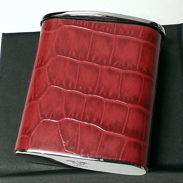即納 携帯灰皿 おしゃれ タスカ レッド レザー クロコ型押し 日本製 Pearl 牛本革 赤 国産 ブランド かわいい プレゼント かっこいい 屋外 お1人様1点限り Arnabmobility Com