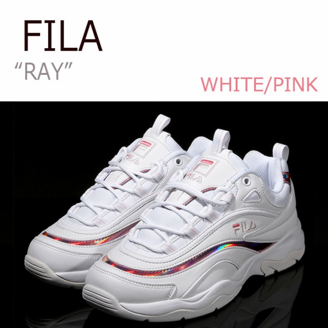 フィラ スニーカー FILA レディース RAY レイ WHITE PINK ホワイト ピンク FS1SIB1163X FS1SIA3063X FLFL9S1U19 シューズ
