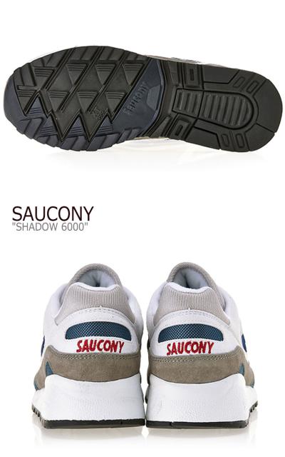 SAUCONY】 6000 S70441-1 WHT/ NAVY シャドウ 