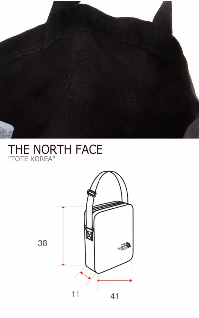 ノースフェイス エコバッグ THE NORTH FACE メンズ レディース TOTE KOREA トート コリア BLACK ブラック