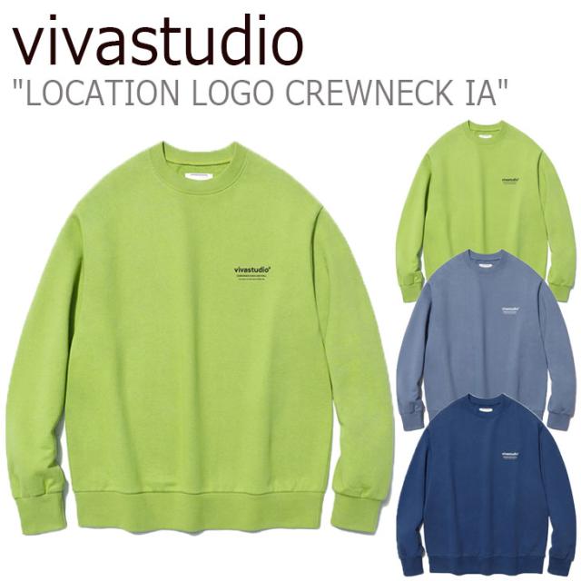 半額品 ビバスタジオ トレーナー Vivastudio Location Logo Crewneck Ia ロケーション ロゴ クルーネック 全3色 Iavt Javt Ksvt ウェア 再再販 David Olkarny Com