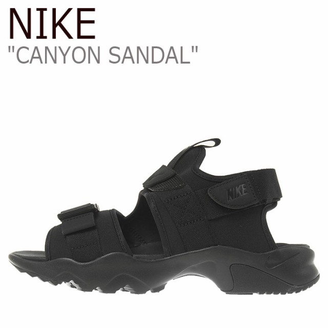 人気特価激安 ナイキ Nike サンダル Nike メンズ レディース Canyon Canyon Sandal キャニオン キャニオン サンダル Black ブラック Ci8797 001 シューズ 食器とお弁当箱のお店 Soeru cf9 Pambummekkattumana Com