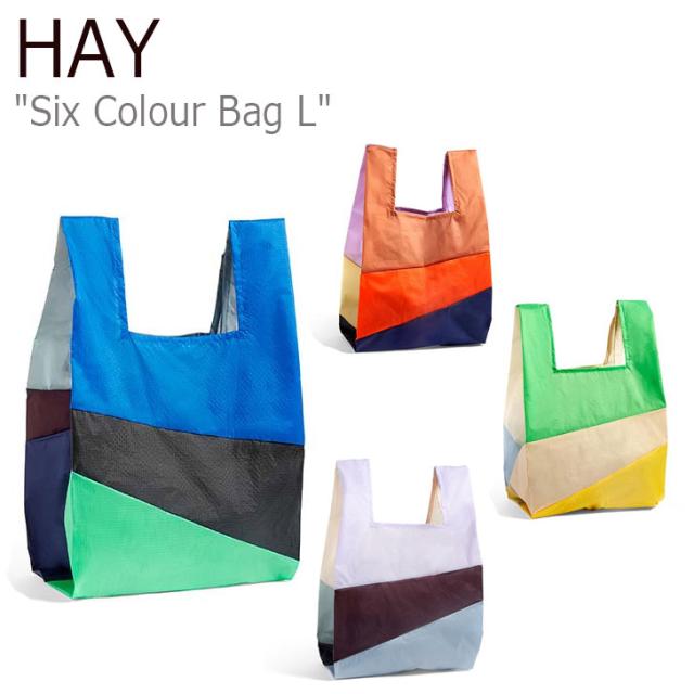 ヘイ トートバッグ HAY メンズ レディース SIX COLOUR BAG L シックス カラーバッグ Lsize MULTI色 507661/2/3/4 バッグ
